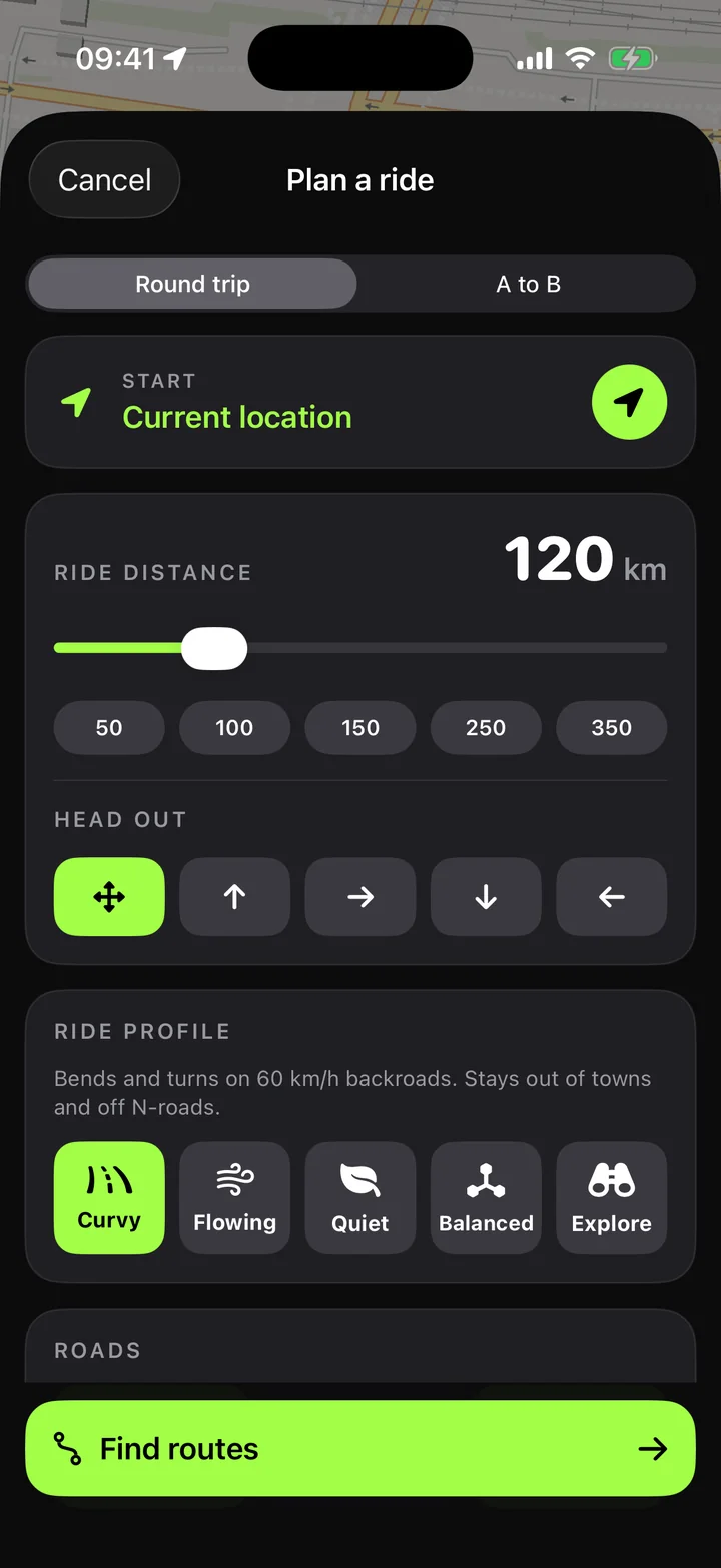 Plan a ride
