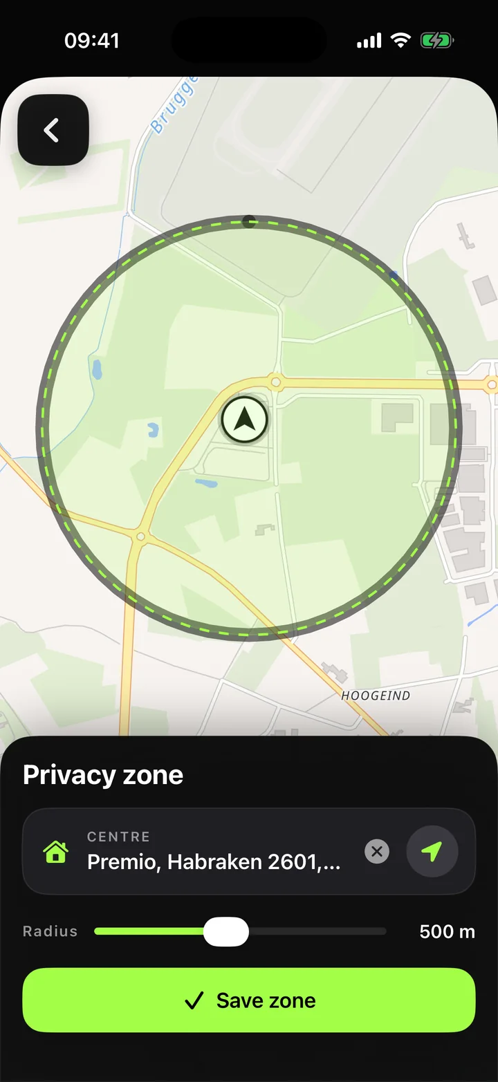 Privacy zone